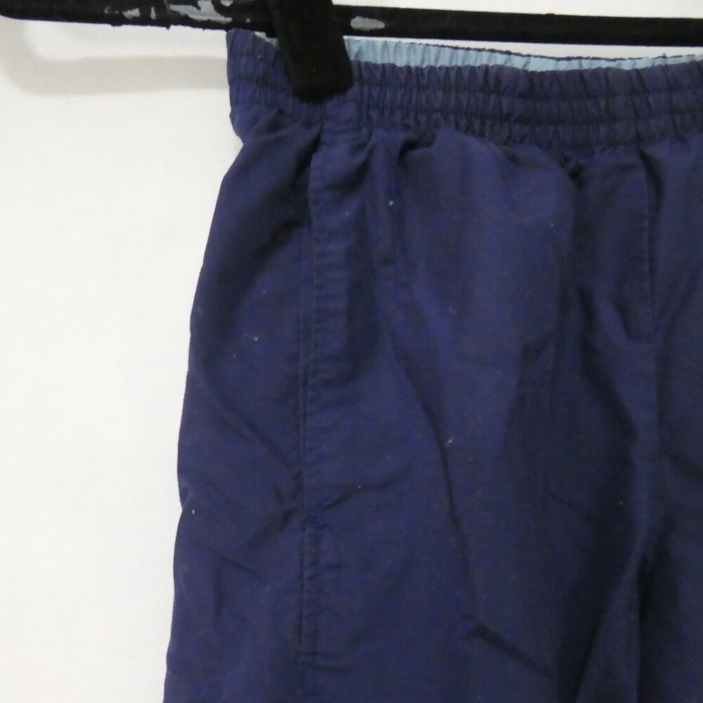 NIKE Registered Swoosh Mesh Lined Navy Pants W Stripes 10 inch waist measured - Picture 5 of 16